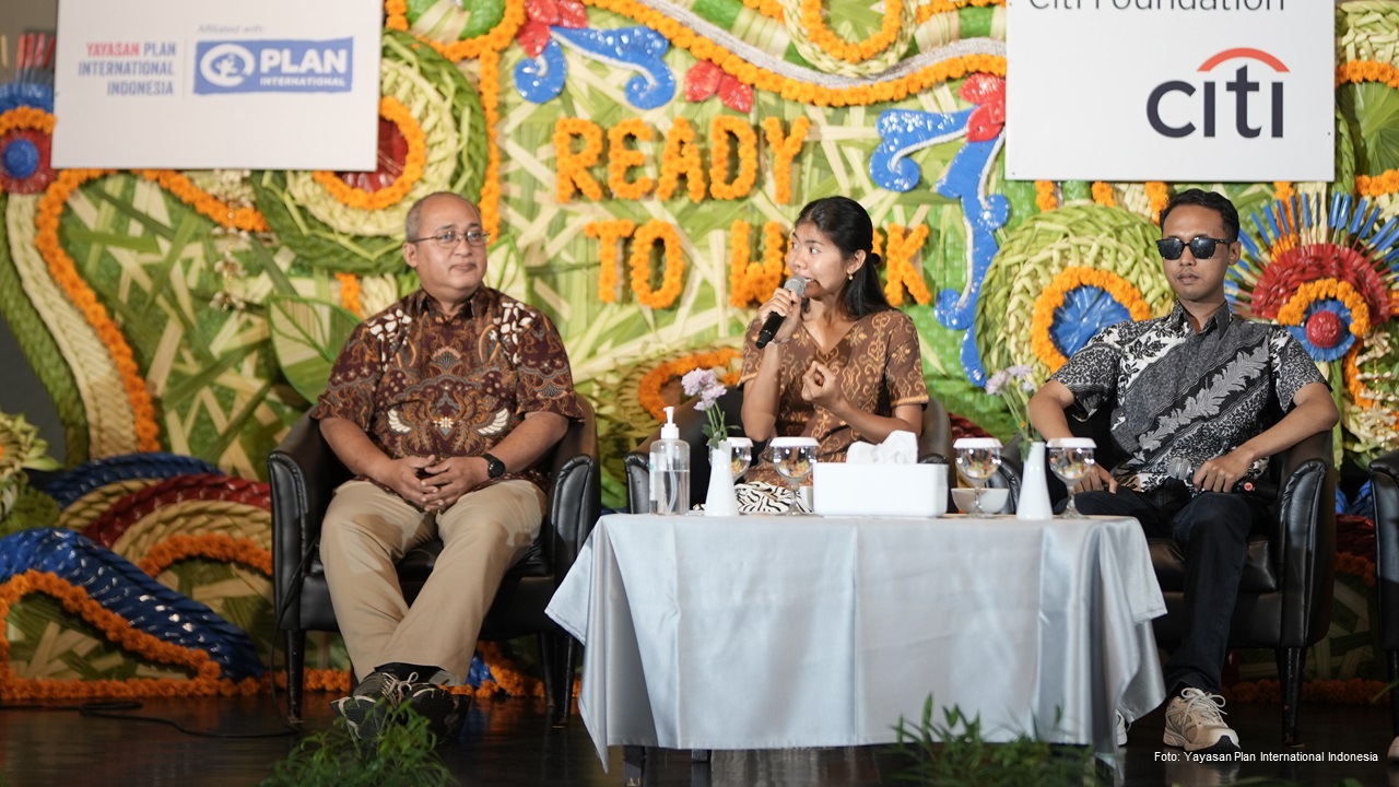 Acara Ready To Work dari Plan Indonesia dan CITI Foundation